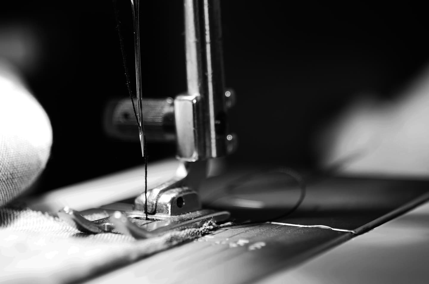 Máquina de coser del taller