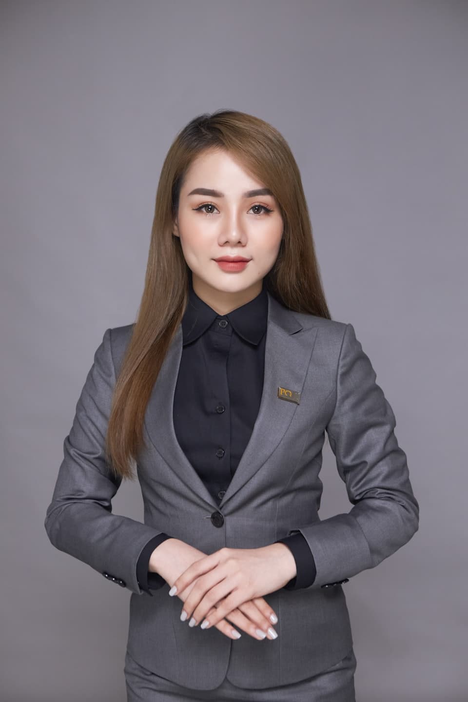 Chaqueta ejecutiva gris